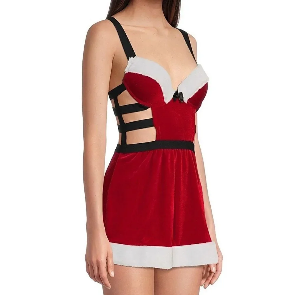 New Cinema Etoile Santa Baby Strappy Babydoll